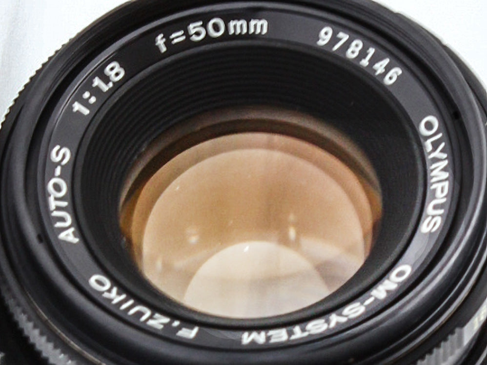 Olympus OM-System F.Zuiko Auto-S 50mm f/1.8 MF Lens from JAPAN【Exc+3】