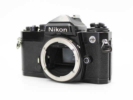 Nikon FE Black 35mm Film Camera Ai-s Nikkor Nikkor35mm F/2.8 Lens from JAPAN【Exc+3】