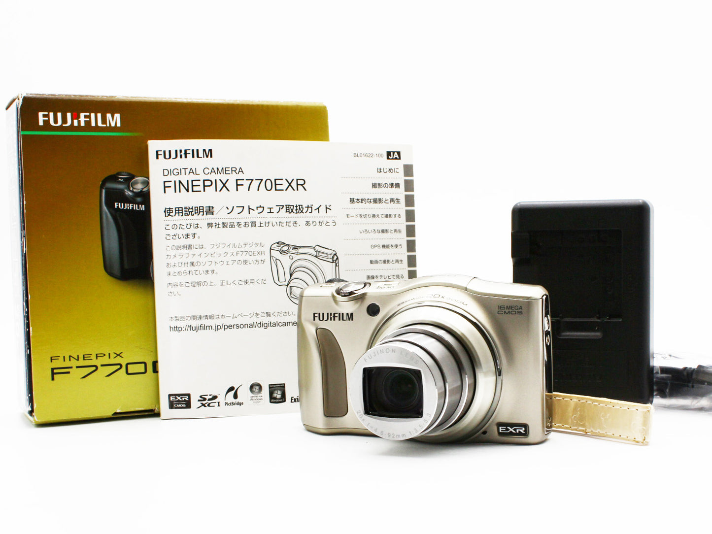 FUJIFILM FinePix F770 EXR 16MP Digital Camera 20x Optical Zoom Lens JAPAN【Exc+5】