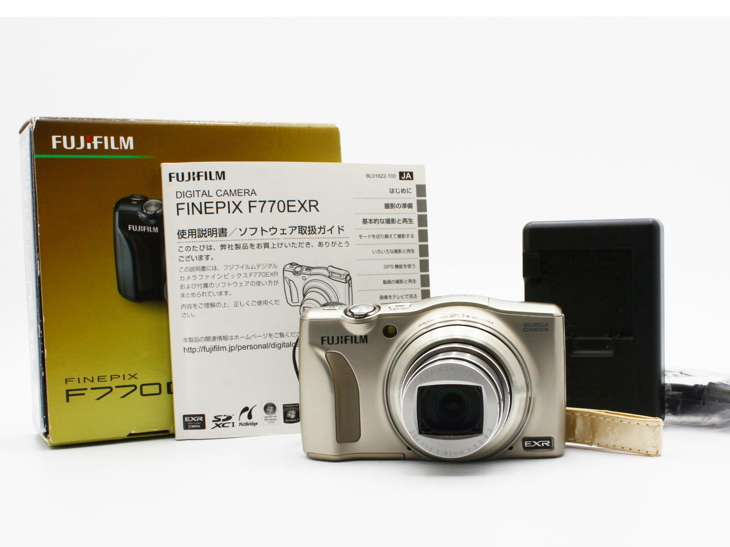 FUJIFILM FinePix F770 EXR 16MP Digital Camera 20x Optical Zoom Lens JAPAN【Exc+5】