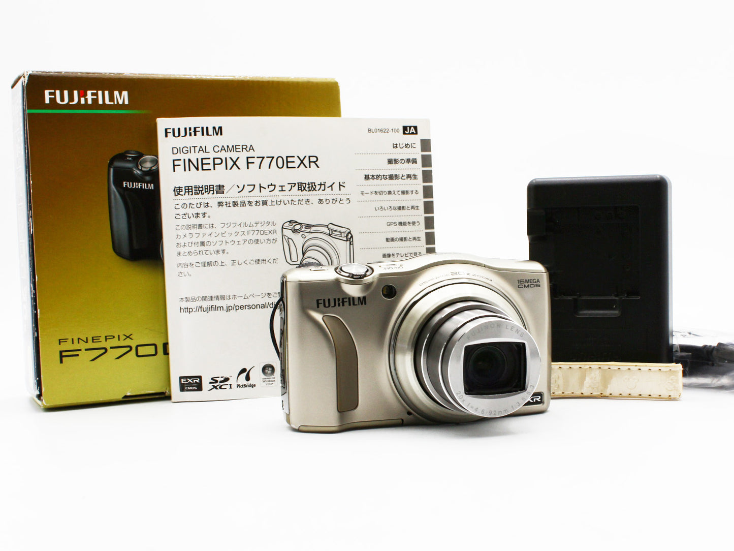 FUJIFILM FinePix F770 EXR 16MP Digital Camera 20x Optical Zoom Lens JAPAN【Exc+5】
