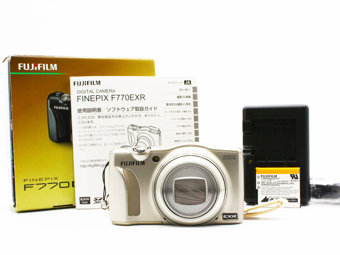 FUJIFILM FinePix F770 EXR 16MP Digital Camera 20x Optical Zoom Lens JAPAN【Exc+5】