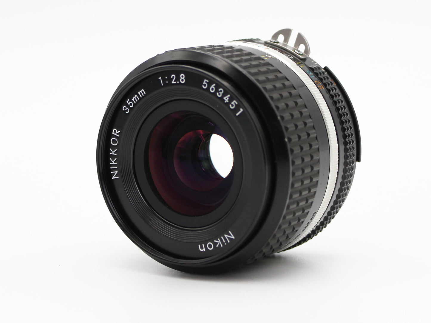 Nikon FE Black 35mm Film Camera Ai-s Nikkor Nikkor35mm F/2.8 Lens from JAPAN【Exc+3】