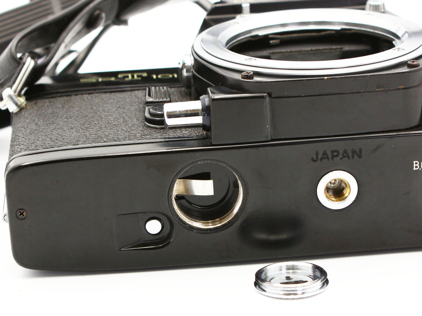 Minolta SR-T 101 Film Camera Black MC Rokkor PF 58mm f/1.4 Lens JAPAN【VeryGood】