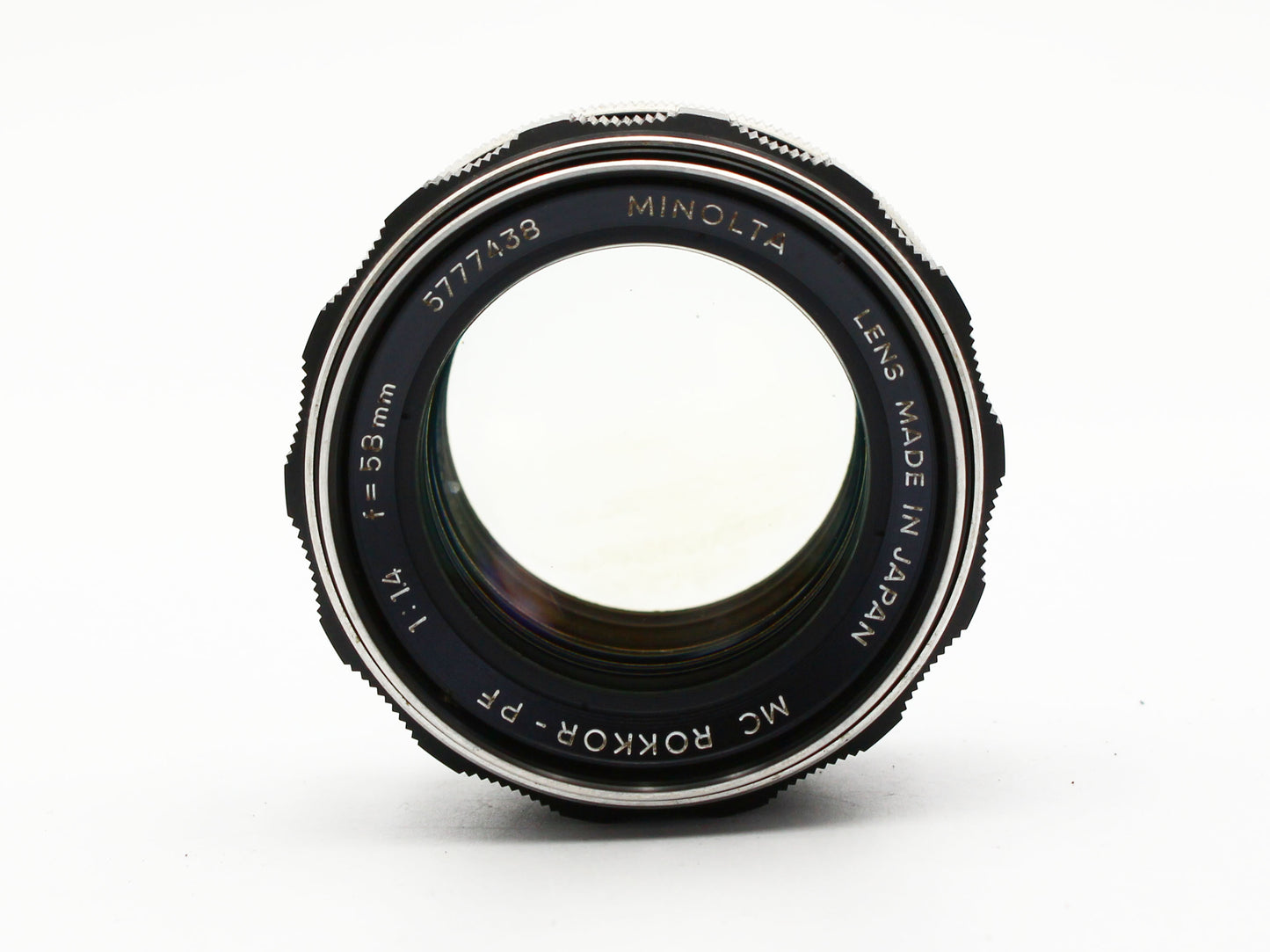 Minolta SR-T 101 Film Camera Black MC Rokkor PF 58mm f/1.4 Lens JAPAN【VeryGood】
