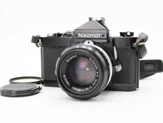 Nikon Nikomat FTN Black NIKKOR S.C Auto 50mm f/1.4 Non-Ai MF Standard Lens JAPAN