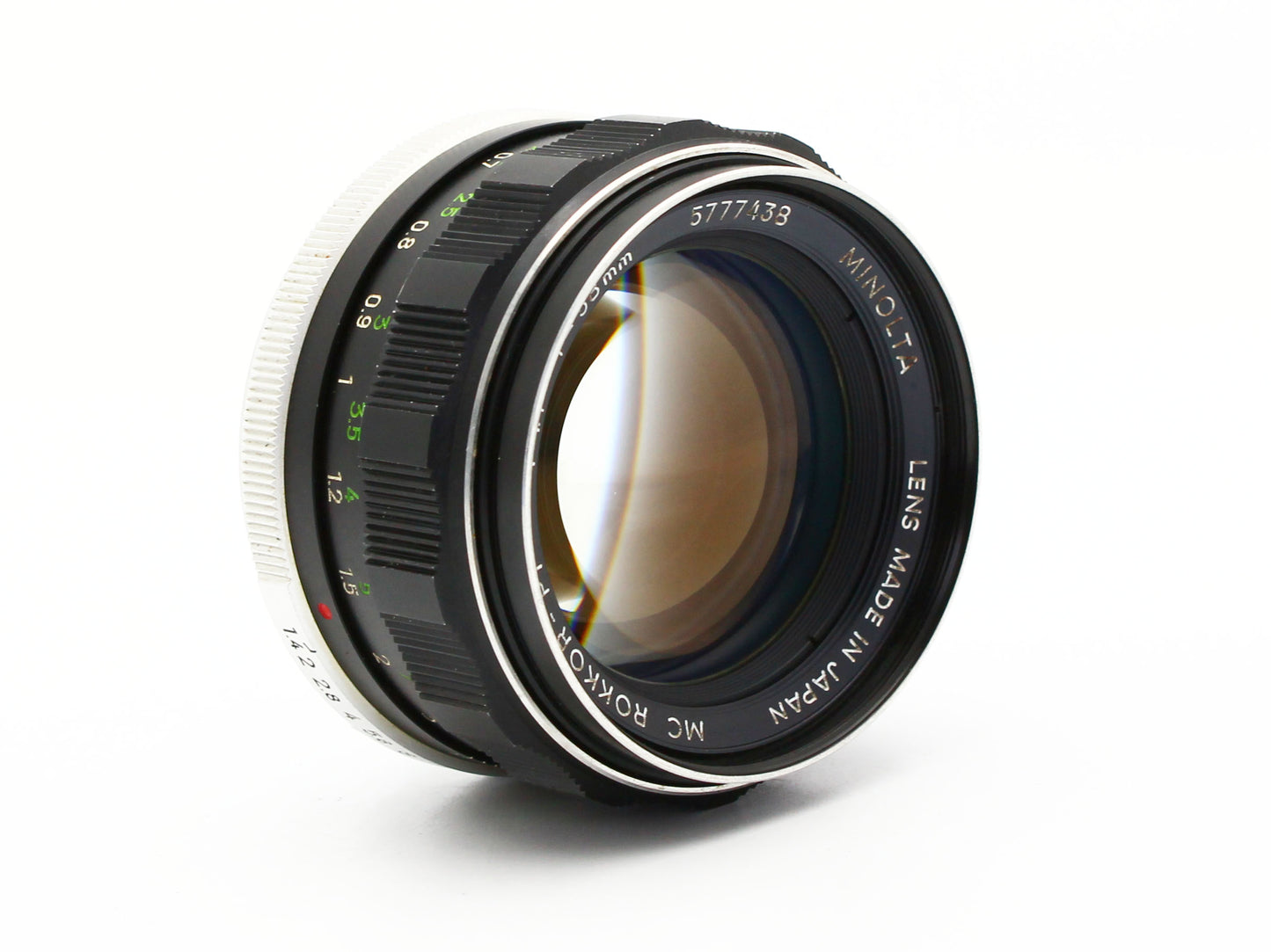 Minolta SR-T 101 Film Camera Black MC Rokkor PF 58mm f/1.4 Lens JAPAN【VeryGood】