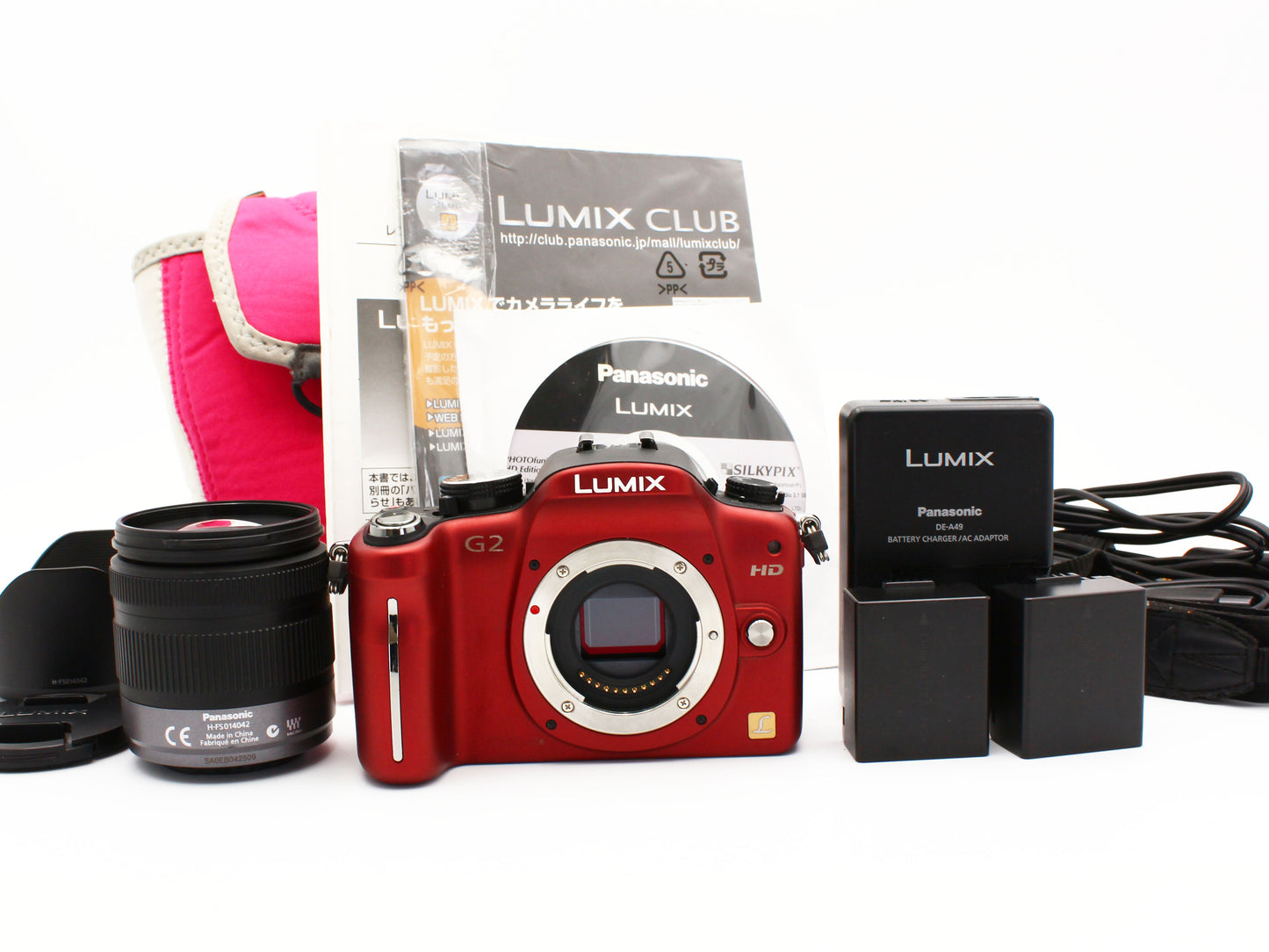 Panasonic LUMIX DMC-G2 Digital Camera G VARIO14-42mm f/3.5-5.6 Lens JAPAN【Exc+5】