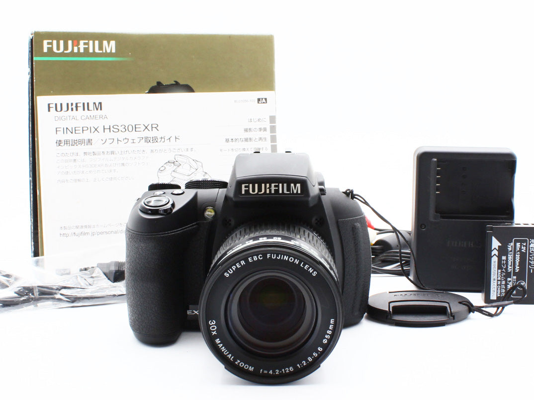 Fujifilm FINEPIX HS30 EXR Digital Camera 24-720mm f/2.8-5.6 Lens JAPAN【Exc+4】