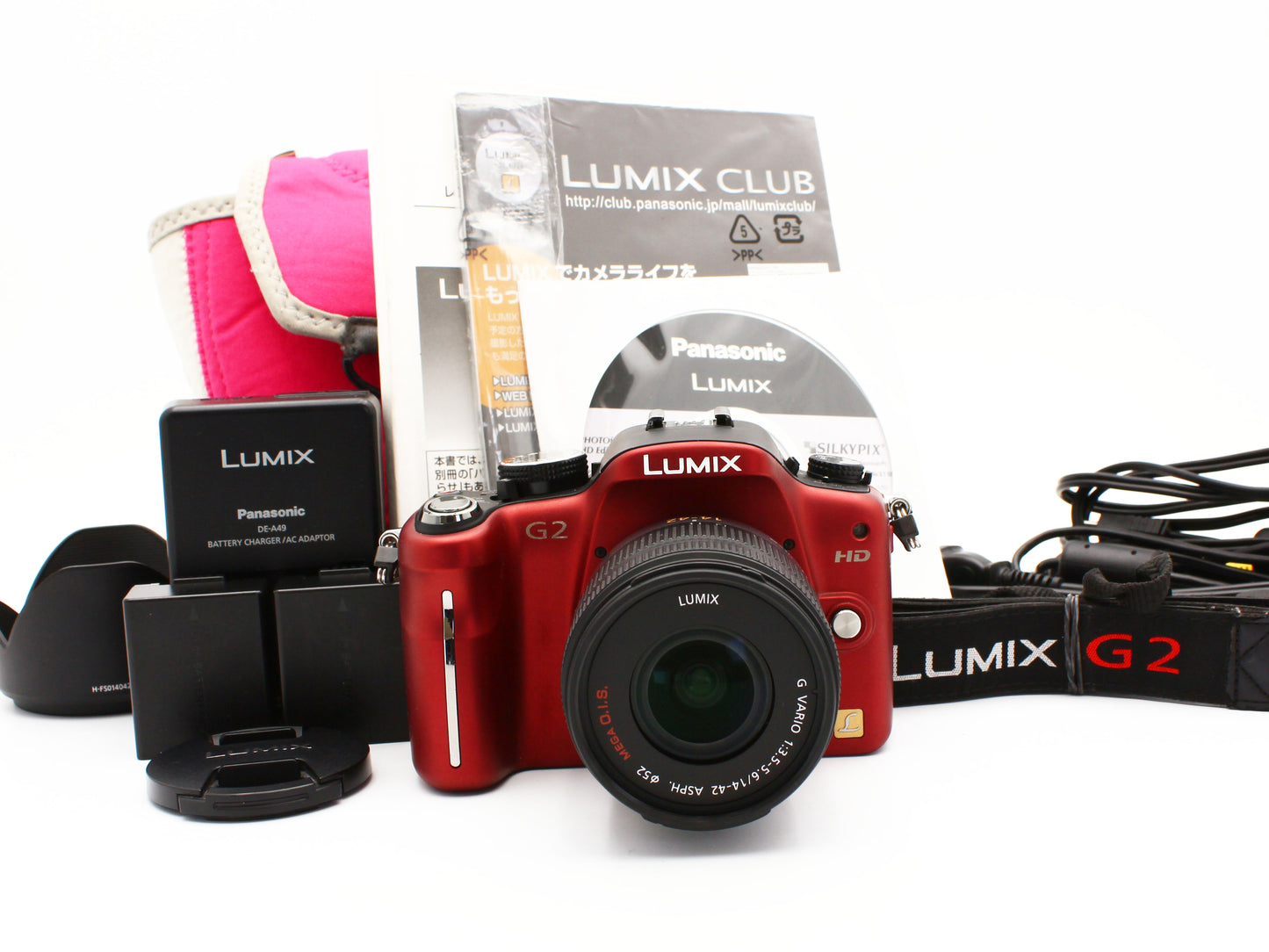 Panasonic LUMIX DMC-G2 Digital Camera G VARIO14-42mm f/3.5-5.6 Lens JAPAN【Exc+5】