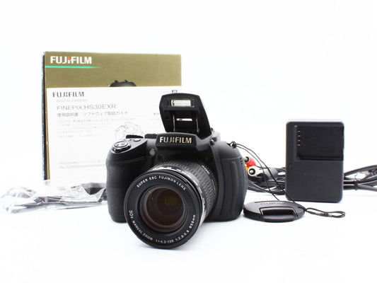 Fujifilm FINEPIX HS30 EXR Digital Camera 24-720mm f/2.8-5.6 Lens JAPAN【Exc+4】