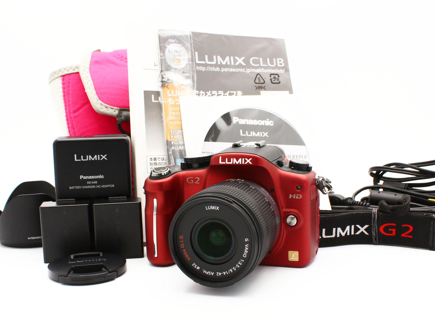 Panasonic LUMIX DMC-G2 Digital Camera G VARIO14-42mm f/3.5-5.6 Lens JAPAN【Exc+5】