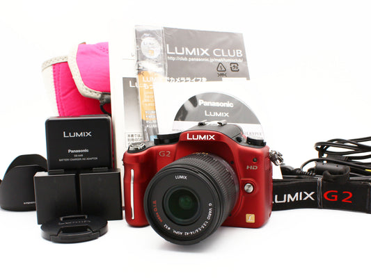 Panasonic LUMIX DMC-G2 Digital Camera G VARIO14-42mm f/3.5-5.6 Lens JAPAN【Exc+5】