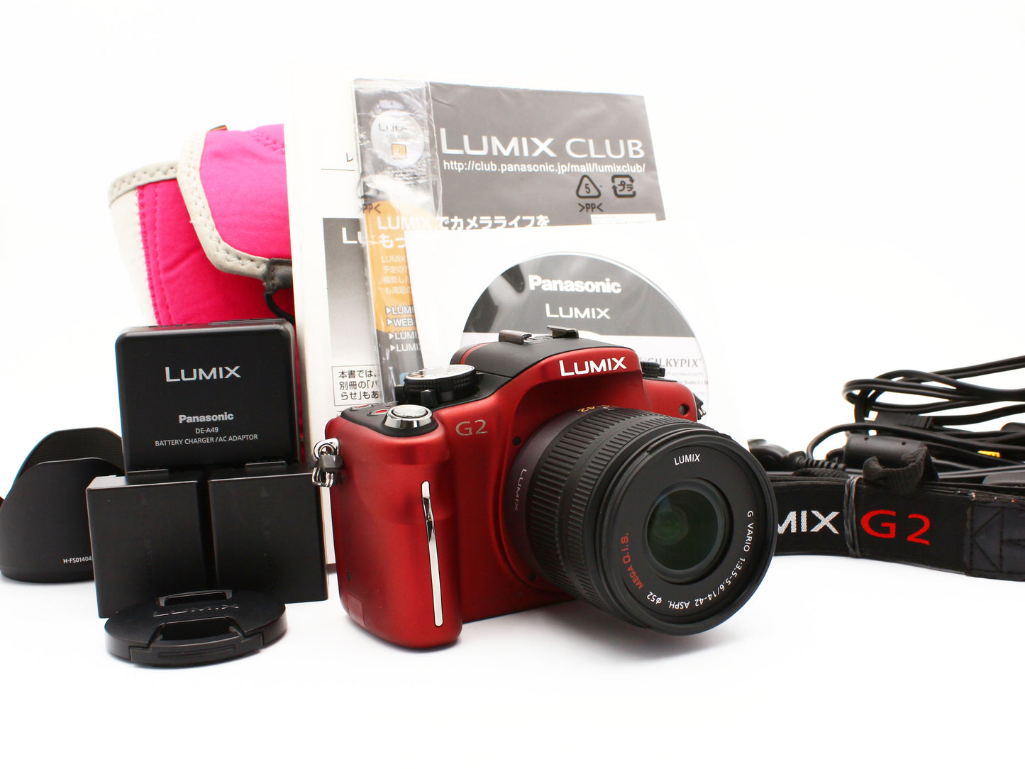 Panasonic LUMIX DMC-G2 Digital Camera G VARIO14-42mm f/3.5-5.6 Lens JAPAN【Exc+5】