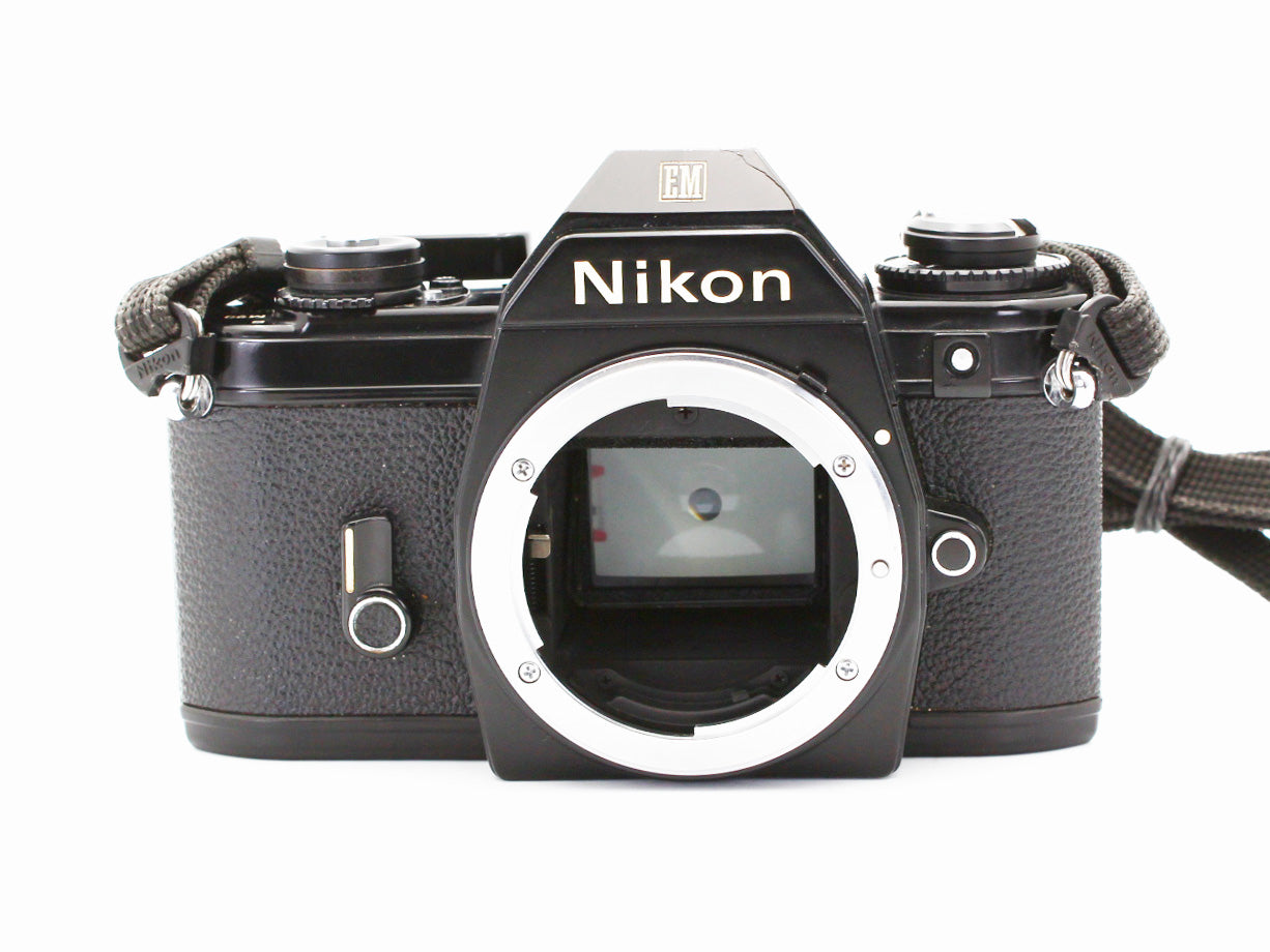 Nikon EM 35mm Film Camera Micro NIKKOR 55mm f/2.8 Ai-s Lens【Very Good】