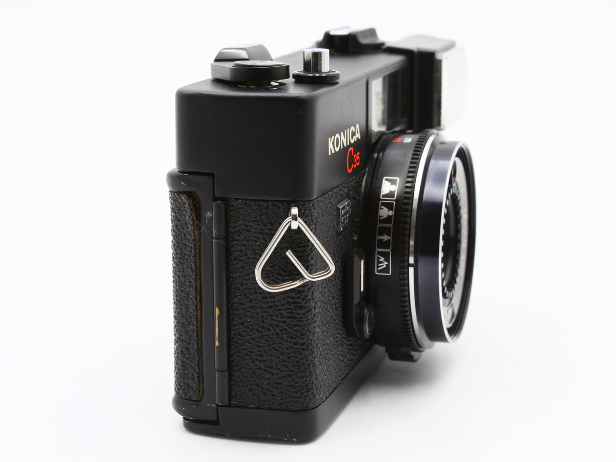 KONICA C35 EF 35mm Film Camera Hexanon 38mm f/2.8 Lens from JAPAN【VeryGood】