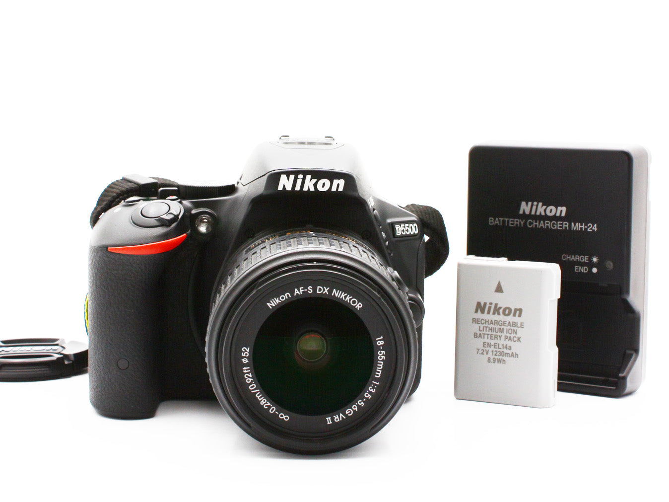 Nikon D5500 Digital Camera AF-S DX NIKKOR 18-55mm 3.5-5.6G VR II  Lens 【NearMint】
