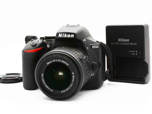 Nikon D5500 Digital Camera AF-S DX NIKKOR 18-55mm 3.5-5.6G VR II  Lens 【NearMint】