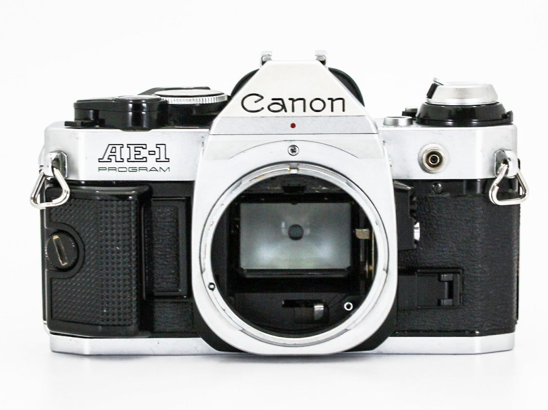 CANON AE-1 Program SLR 35mm Film Camera NewFD 50mm f/1.8 Lens from JAPAN【Exc+3】