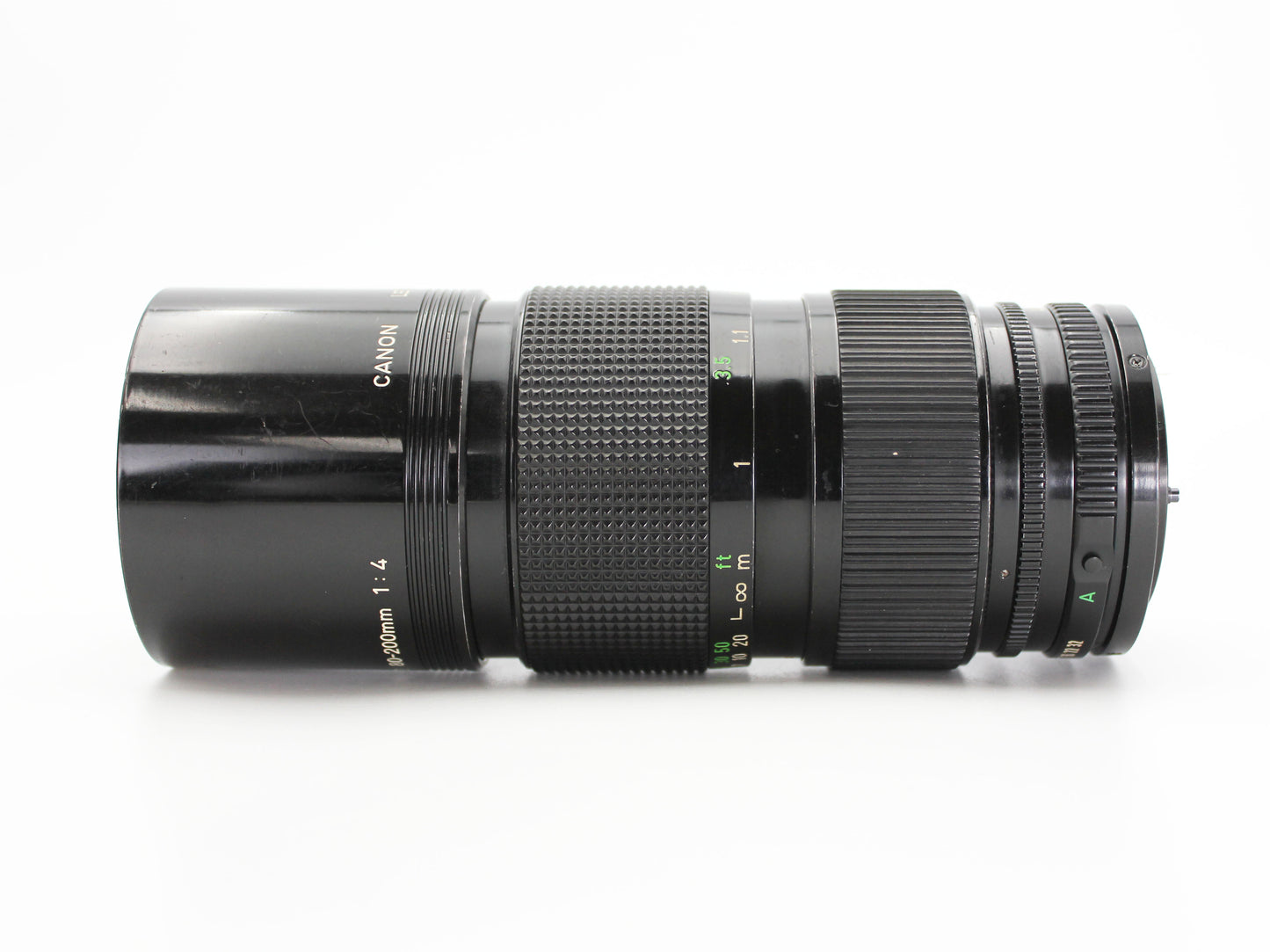 Canon A-1 SLR Film Camera FD 50mm F1.8 80-200mm f/4 Lens From JAPAN【Exc+4】