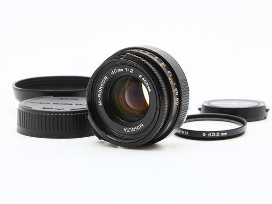 Minolta M-Rokkor 40mm f/2 Late Leica M Mount Lens from JAPAN【Exc+4】