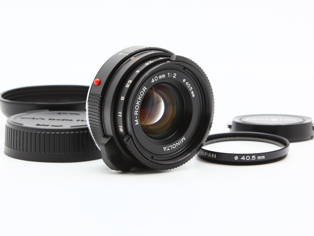 Minolta M-Rokkor 40mm f/2 Late Leica M Mount Lens from JAPAN【Exc+4】