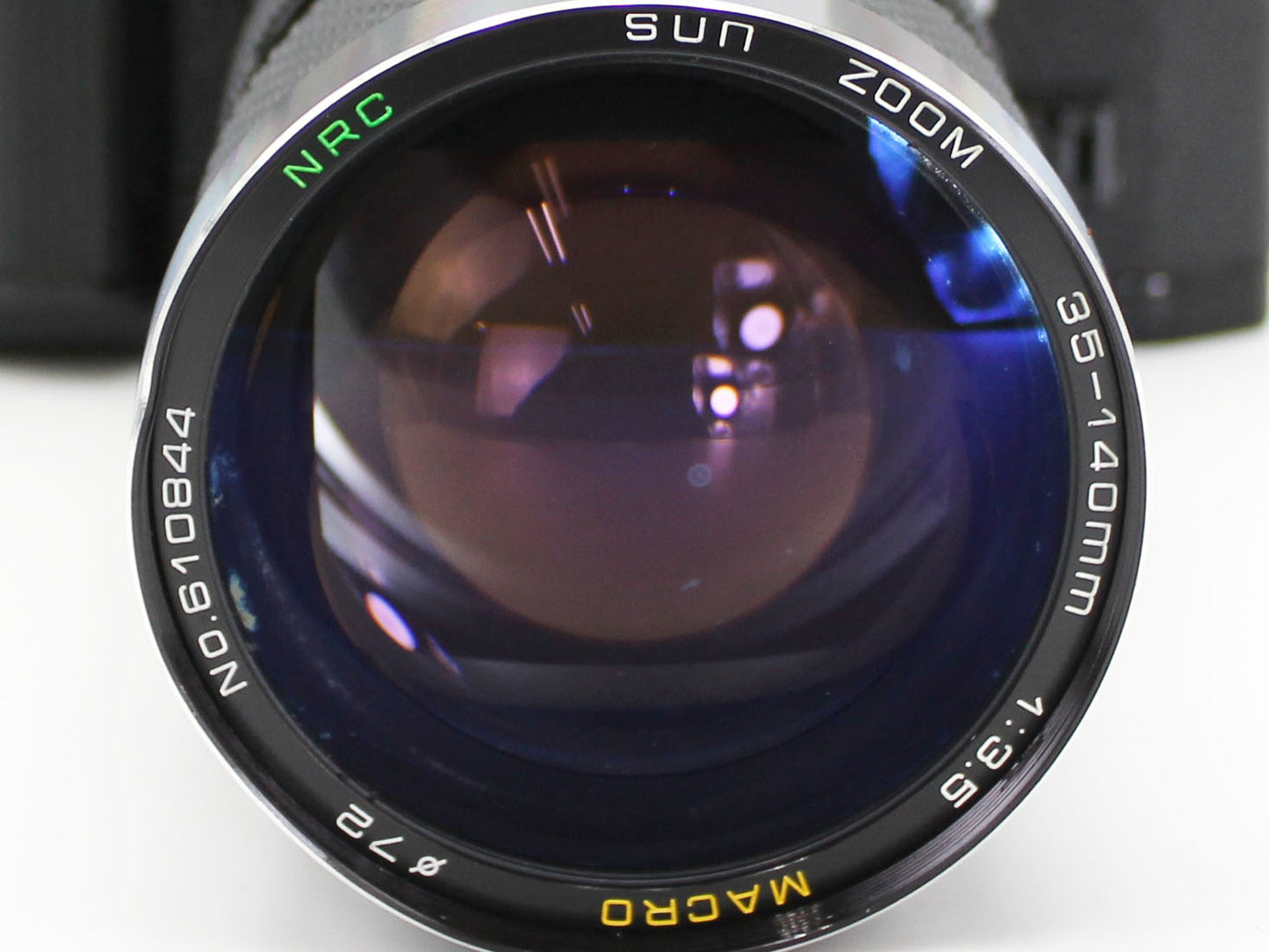 Canon AE-1 PROGRAM SLR Camera Black SUN ZOOM 35-140㎜ f/3.5 MACRO JAPAN 【Exc+3】