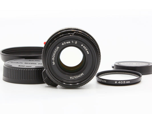 Minolta M-Rokkor 40mm f/2 Late Leica M Mount Lens from JAPAN【Exc+4】
