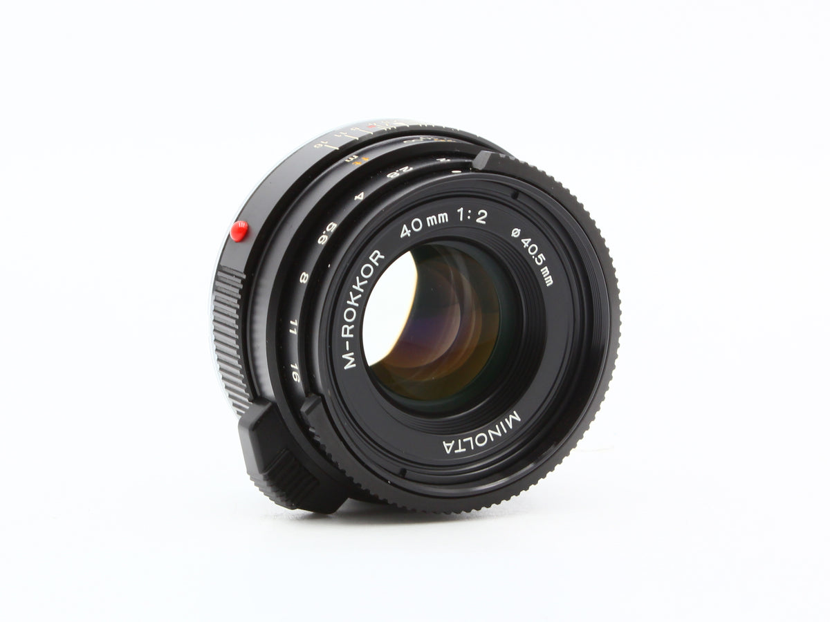 Minolta M-Rokkor 40mm f/2 Late Leica M Mount Lens from JAPAN【Exc+4】
