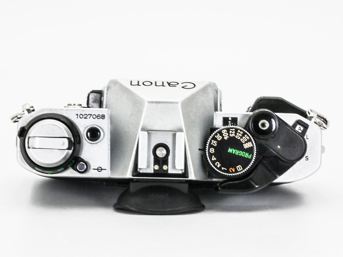 CANON AE-1 Program SLR 35mm Film Camera NewFD 50mm f/1.8 Lens from JAPAN【Exc+3】