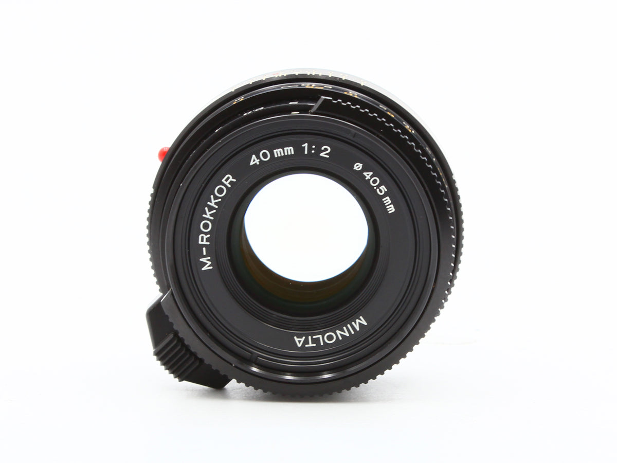 Minolta M-Rokkor 40mm f/2 Late Leica M Mount Lens from JAPAN【Exc+4】