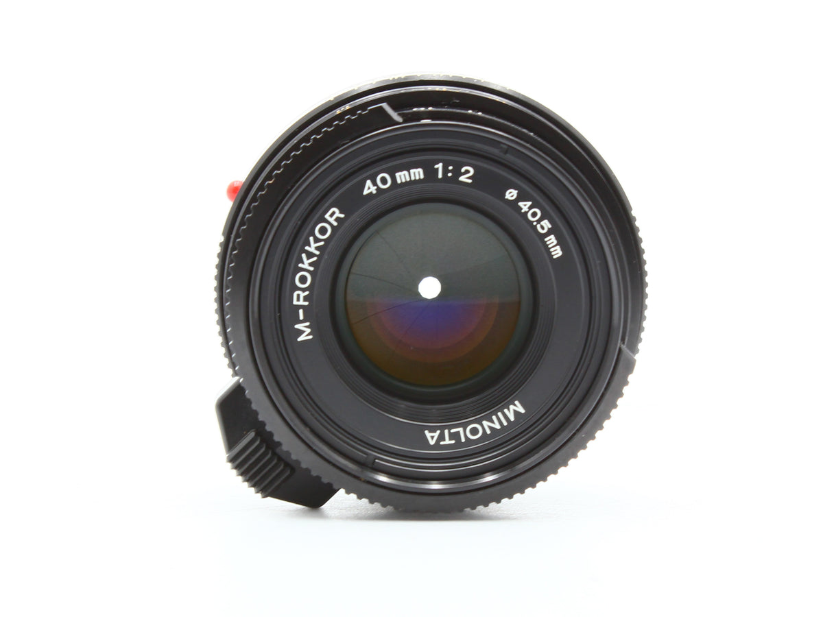 Minolta M-Rokkor 40mm f/2 Late Leica M Mount Lens from JAPAN【Exc+4】