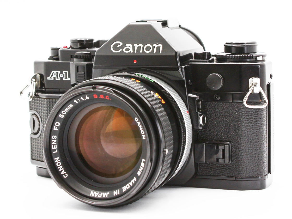 Canon A-1 SLR 35mm Film Camera FD 50mm f/1.4 S.S.C. Lens from JAPAN【Exc+4】