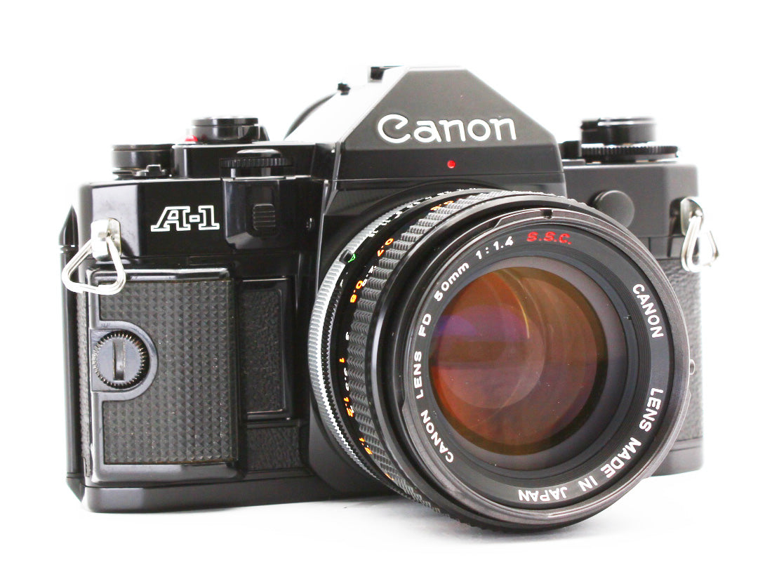 Canon A-1 SLR 35mm Film Camera FD 50mm f/1.4 S.S.C. Lens from JAPAN【Exc+4】