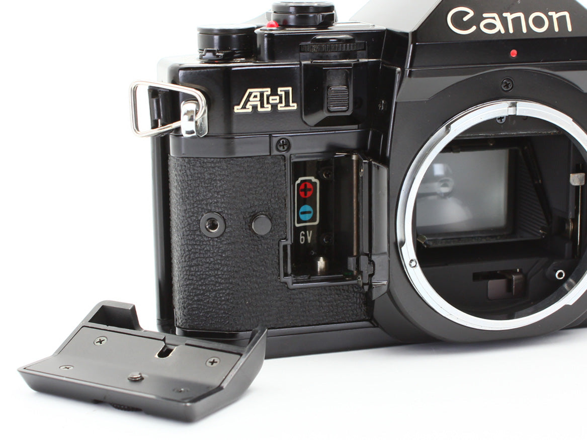 Canon A-1 35mm SLR Film Camera New FD NFD 24mm f/2.8 MF Lens from JAPAN【As-is】