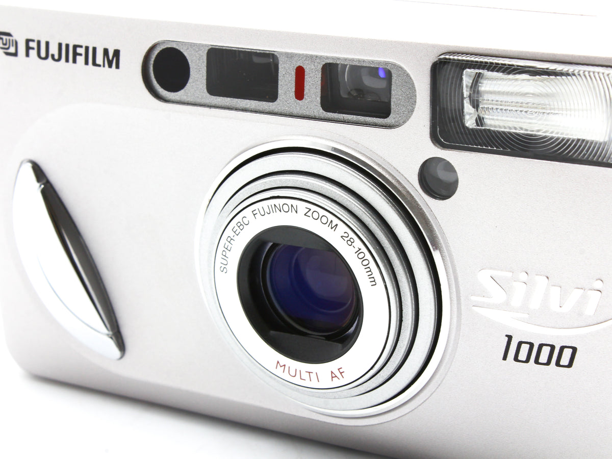 FUJIFILM Silvi 1000 Silver 35mm Compact Film Camera 28-100mm Lens【Near Mint】