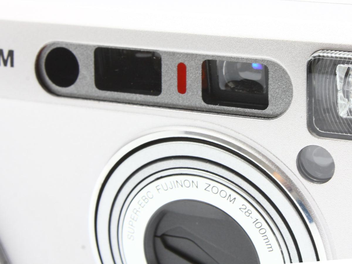 FUJIFILM Silvi 1000 Silver 35mm Compact Film Camera 28-100mm Lens【Near Mint】