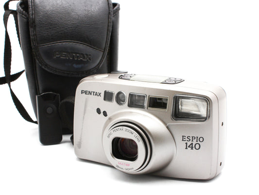 PENTAX ESPIO 140 Silver 35mm Compact Film Camera 38-140mm Lens【Exc+4】