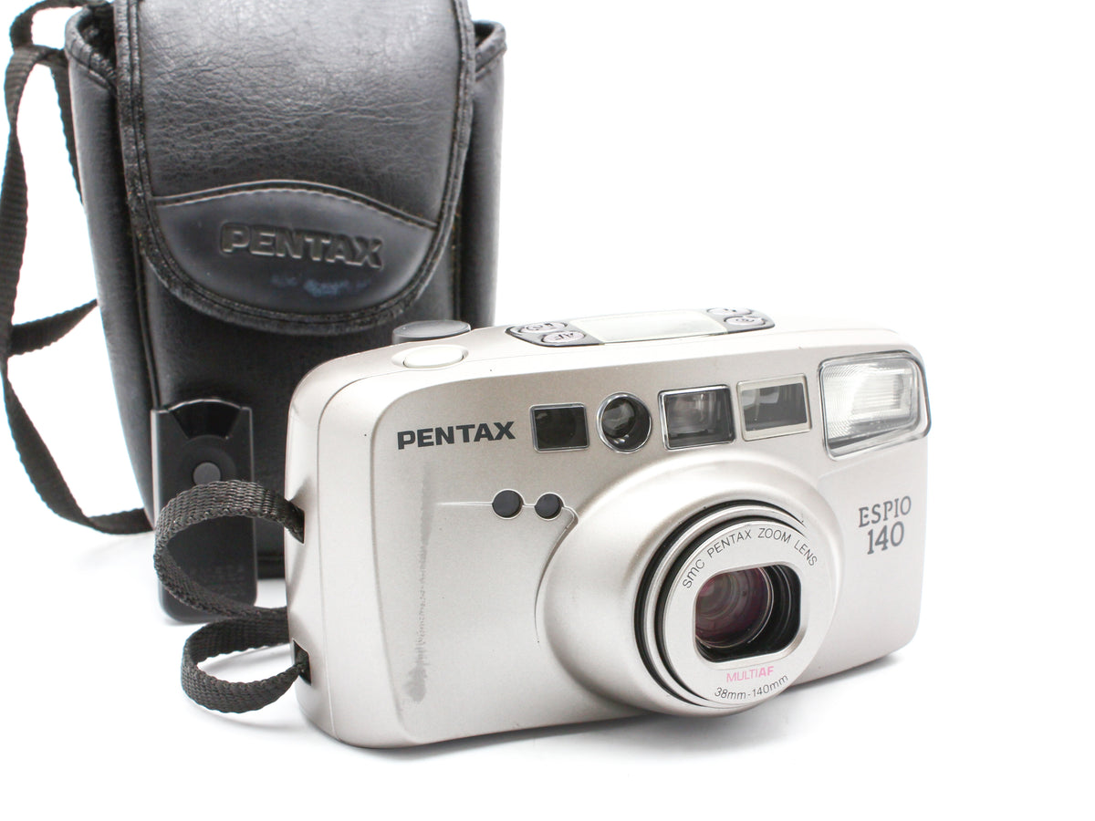 PENTAX ESPIO 140 Silver 35mm Compact Film Camera 38-140mm Lens【Exc+4】