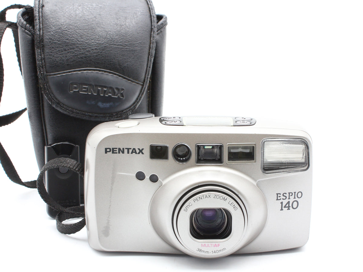 PENTAX ESPIO 140 Silver 35mm Compact Film Camera 38-140mm Lens【Exc+4】