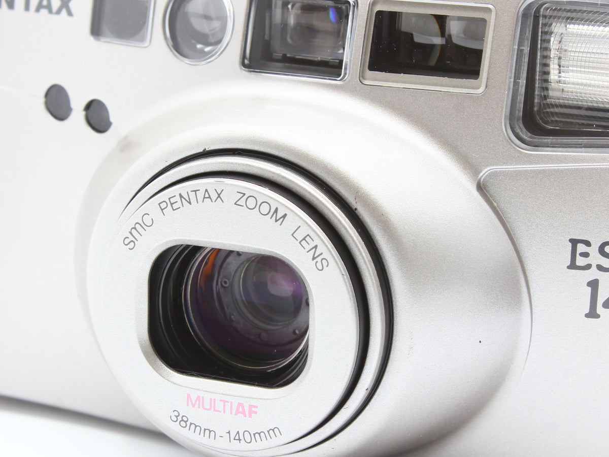 PENTAX ESPIO 140 Silver 35mm Compact Film Camera 38-140mm Lens【Exc+4】