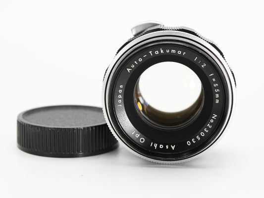 Pentax Asahi Auto Takumar 55mm f/2 M42 Mount from Japan【Exc+4】