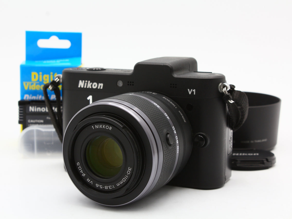 Nikon 1 V1 Digital Mirrorless Camera 1 NIKKOR 30-110mm f/3.8-5.6 Lens【Exc+5】