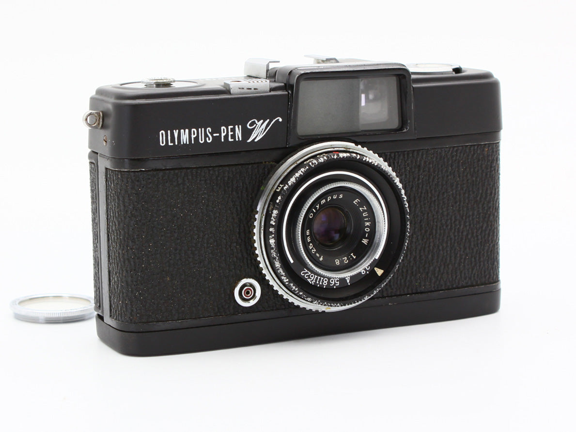 OLYMPUS PEN W Half Frame Film camera 25mm f2.8 Lens from JAPAN【Exc+3】