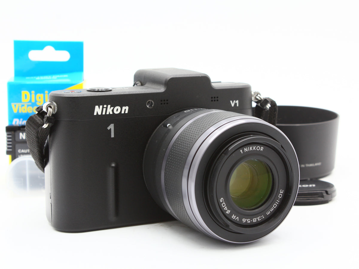 Nikon 1 V1 Digital Mirrorless Camera 1 NIKKOR 30-110mm f/3.8-5.6 Lens【Exc+5】