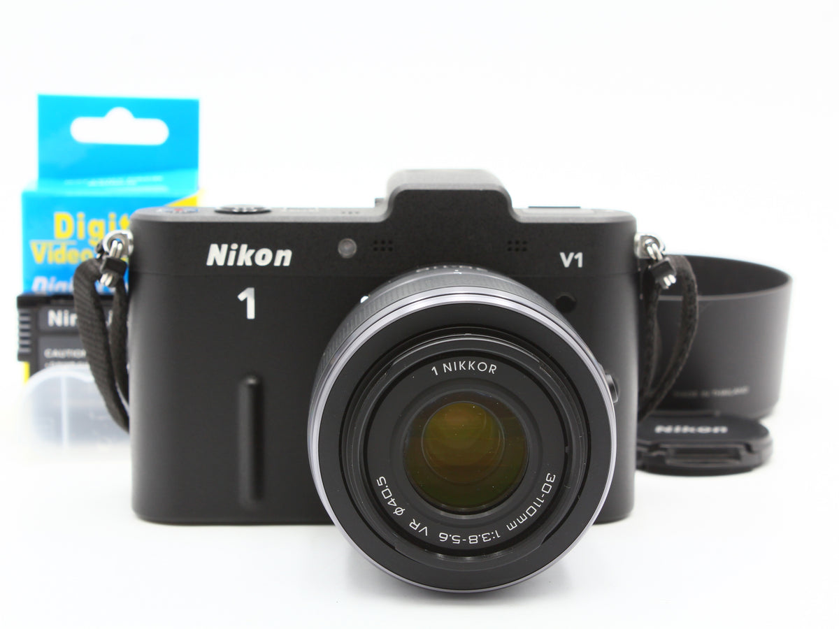 Nikon 1 V1 Digital Mirrorless Camera 1 NIKKOR 30-110mm f/3.8-5.6 Lens【Exc+5】