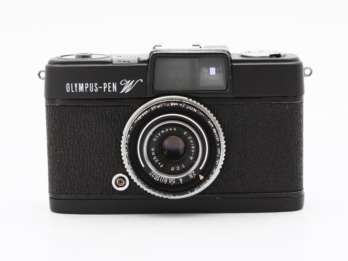 OLYMPUS PEN W Half Frame Film camera 25mm f2.8 Lens from JAPAN【Exc+3】
