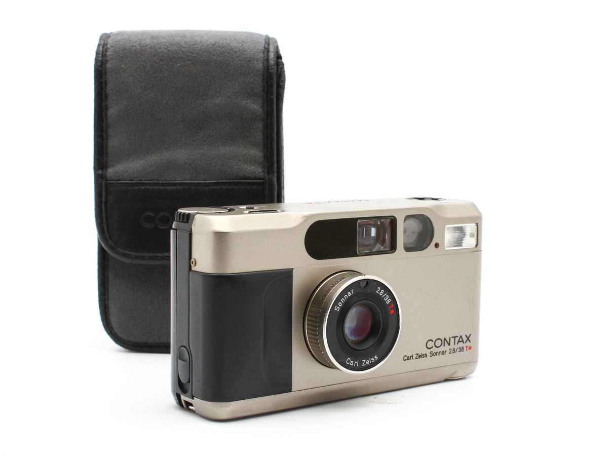 Contax T2 Point & Shoot 35mm Film Camera Sonnar 38mm f/2.8 Lens JAPAN【Exc+4】