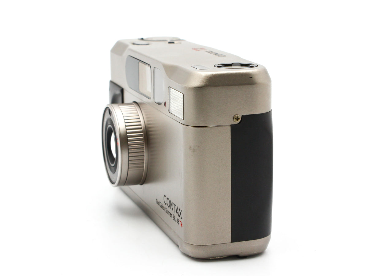 Contax T2 Point & Shoot 35mm Film Camera Sonnar 38mm f/2.8 Lens JAPAN【Exc+4】