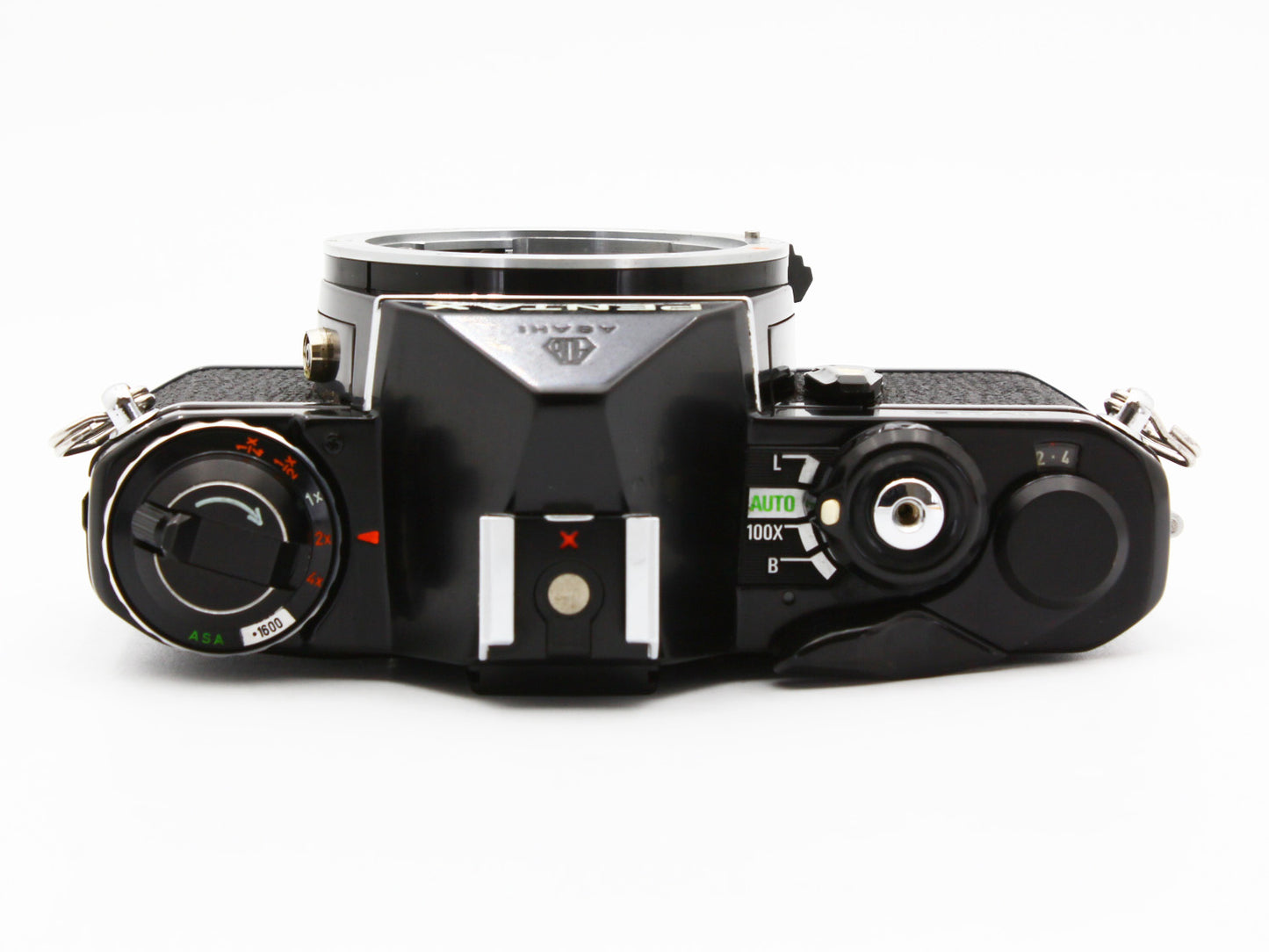 PENTAX ME Black SLR Film Camera SMC Pentax-M 50mm f/1.4 Lens JAPAN【Very Good】